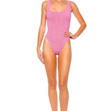 HUNZA G - Square Neck - Candy Pink