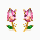 flower earrings studs