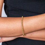 Marrin Costello Jewelry - Crown Bracelet 4mm - Gold