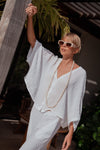 Sunni Spencer EveryWEAR Towel - The Capri Cap Dress - White Sand