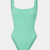 Metallic Mint One Piece Swim