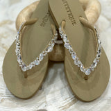 Mystique - Eureka Flip Flop - Nude / Crystal
