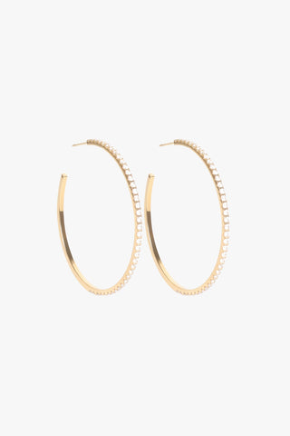 Marrin Costello Jewelry - Jay 1" Hoops - Gold