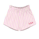 MC2 - Meave Poplin Shorts - Pink Stripe