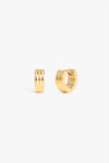 Marrin Costello Jewelry - Bolt 20mm Diamond Studs - Gold