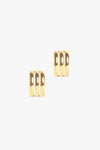Marrin Costello Jewelry - Jay 1" Diamond Hoops - Gold