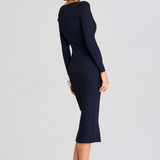 Retrofête - Odelia Knit Dress - Metallic Ink