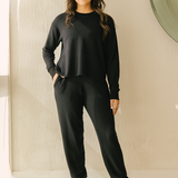 Sunni Spencer - Soft Crewneck - Black Sand