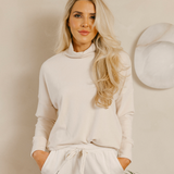 Stateside - Honeyluxe Rib Dolma Top - Cream