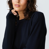 Stateside - Softest Fleece Crewneck Sweatshirt - Black