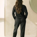 Sunni Spencer - Soft Crewneck - Black Sand