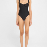 SIMKHAI - Kyle Bustier One Piece - Black