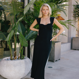 Sunni Spencer EveryWEAR Towel - The Capri Cap Maxi Dress - Black