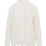 LoveShackFancy - Orsay Top - Optic White