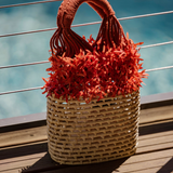 PatBO - Lis Bag - Natural and Terracotta