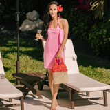 Sunni Spencer EveryWEAR Towel - The Anguilla Wrap Dress - Pink Sand