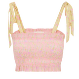 LoveShackFancy - Corbin Top - Pink Lemonade