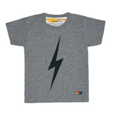 Aviator Nation - Kids Bolt Tee - Heather Grey
