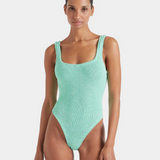 HUNZA G - Square Neck - Metallic Mint