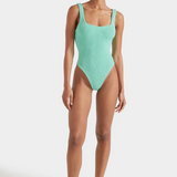 HUNZA G - Square Neck - Metallic Mint