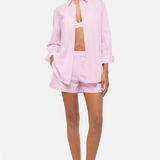 MC2 - Meave Poplin Shorts - Pink Stripe