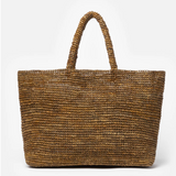 MC2 - Raffia Beach Bag - Brown