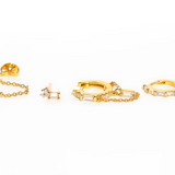 Girls Crew - Golden Era Earring Set - Gold