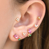Girls Crew - Blossoming Tulip Studs - Gold