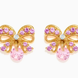 Girls Crew - Love Knot Bow/Earrings - Gold