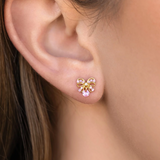 Girls Crew - Love Knot Bow/Earrings - Gold