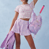 LoveShackFancy - Corene Sporty Active Skort - Hibiscus