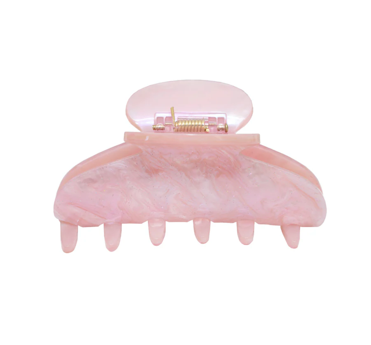 pink clip on a white background