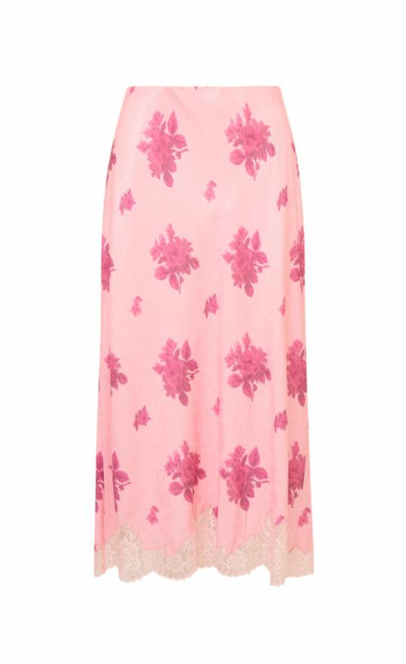 pink berrywood midi skirt from loveshackfancy