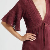 LoveShackFancy - Marlowe Maxi Dress - Spiced Berry