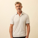 Faherty - Short Sleeve Polo - Logan Creek Stripe