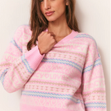 LoveShackFancy - Emberly Wool Sweater - Peach Dream