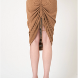 Ximena Kavalekas - Midi Pencil Skirt - Camel