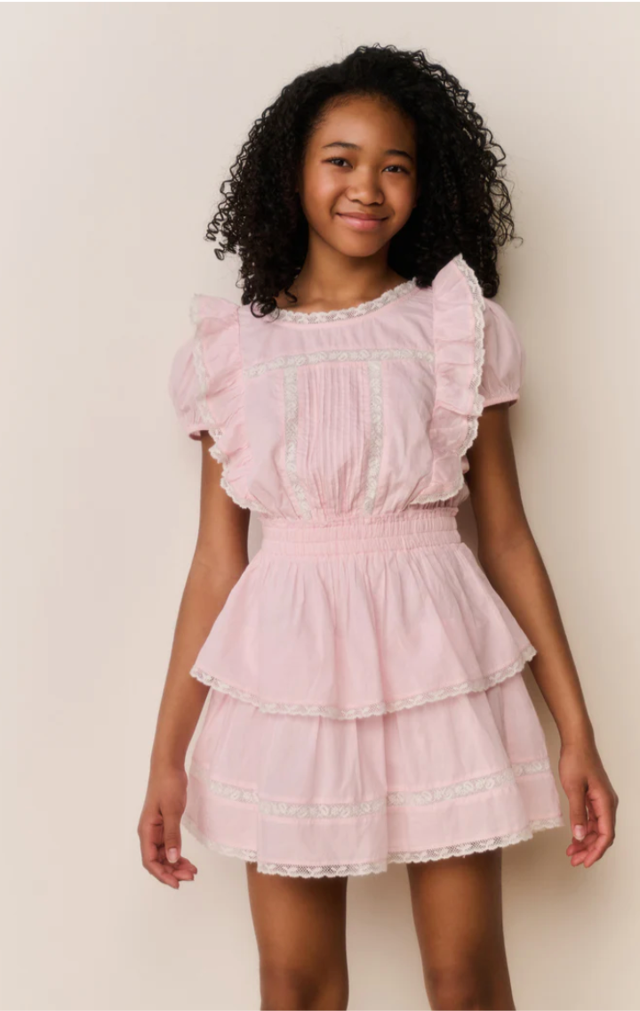 LoveShackFancy - Tween JAIME DRESS - Pink LoveShackFancy - Tween JAIME DRESS - Pink