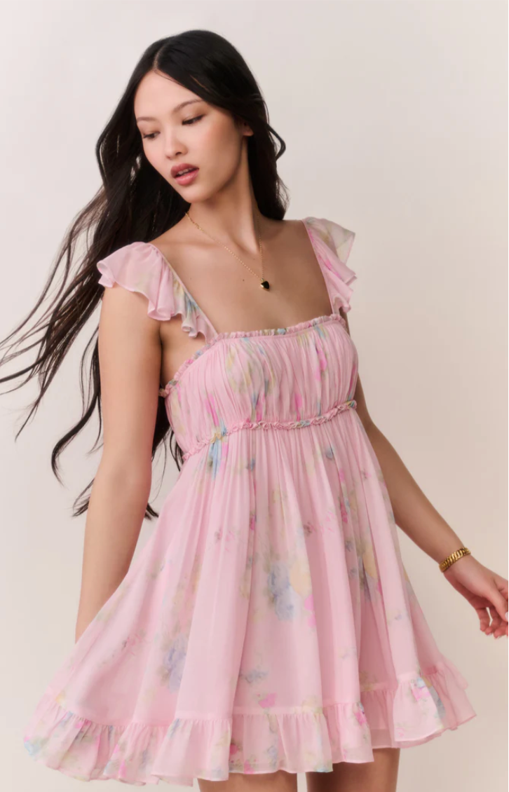 pink loveshackfancy dress LoveShackFancy - ZANIRA DRESS