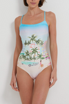 PatBO x Alessandra Ambrosio - Miami Print Swimsuit - Multi