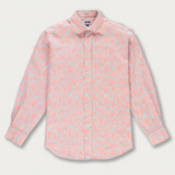 Love Brand & Co - Men's Abaco Linen Shirt - Crazy Coral