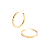 Marrin Costello Jewelry - Jay 1" Hoops - Gold