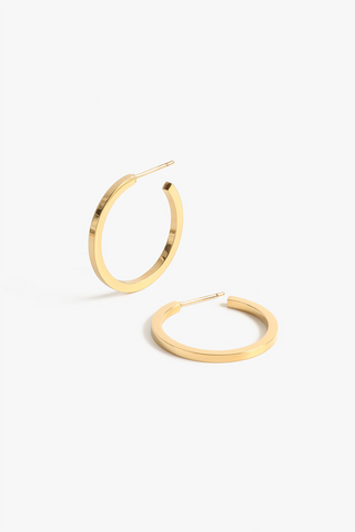 Marrin Costello Jewelry - Maverick Hoops - Gold