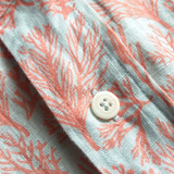 Love Brand & Co - Men's Abaco Linen Shirt - Crazy Coral