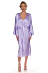 Dannijo - Asymmetric Mini Slip Dress - Lavender