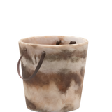 Blue Pheasant - Wesley Resin Champagne Bucket - Brown Swirled