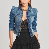 Retrofête - Ada Jacket - Worn Vintage Blue