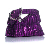 Kooreloo - The Mini Mediterraneo Clutch - Metallic Fuchsia