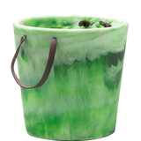 Blue Pheasant - Wesley Resin Champagne Bucket - Green Swirled