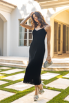 Hemant & Nandita - Orah Long Dress - Black/White